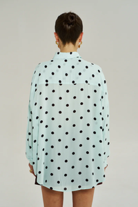 SUMMI SUMMI | DOTTY LS SHIRT - PINOT DROP