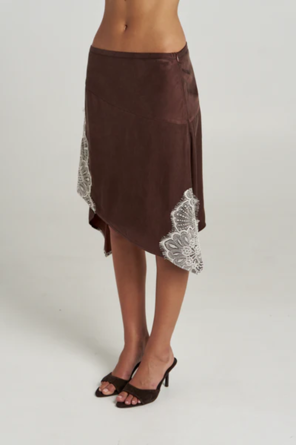 Summi Summi | Florence Asym Skirt - Espresso