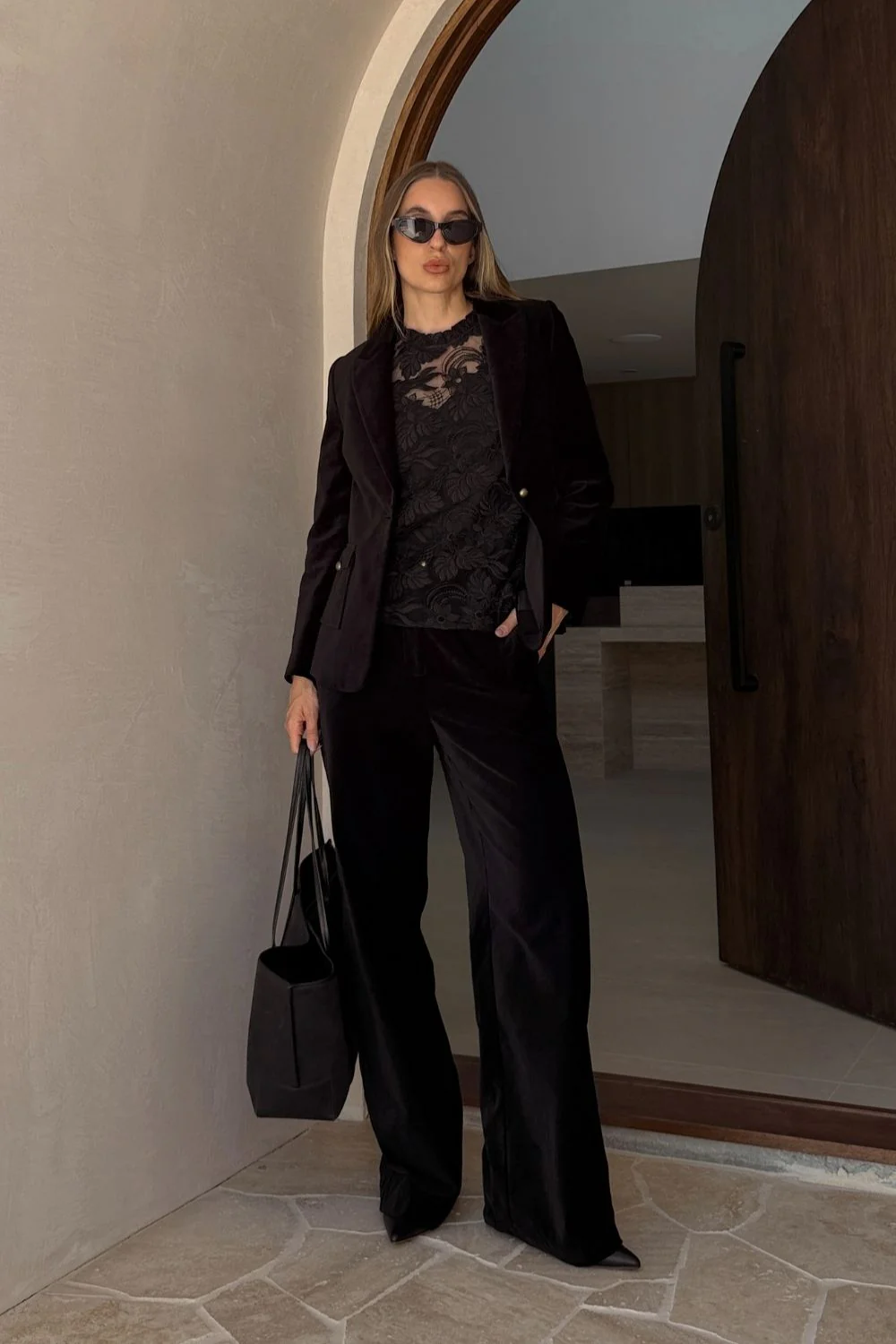 ZOE KRATZMANN |GLINT TOP | BLACK