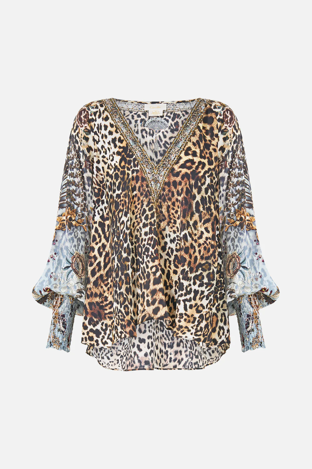 CAMILLA | FIESTA, SIESTA, REPEAT SHIRRED CUFF BLOUSE