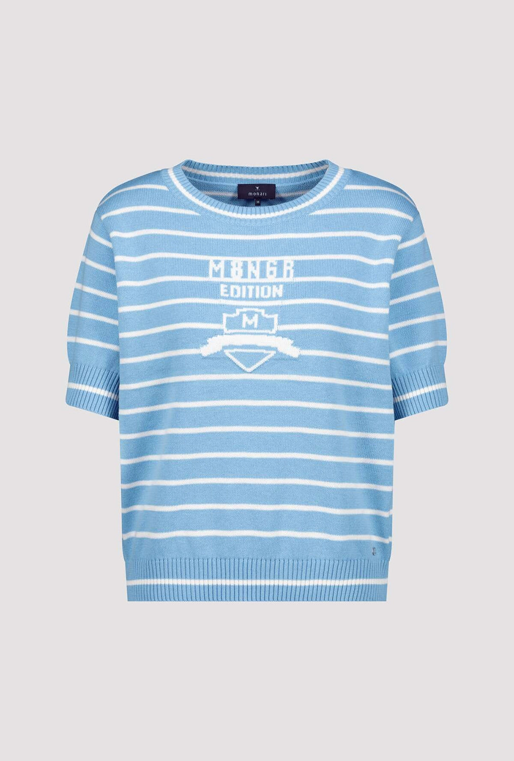 MONARI | SWEATER STRIPES - SPRING WATER 409277