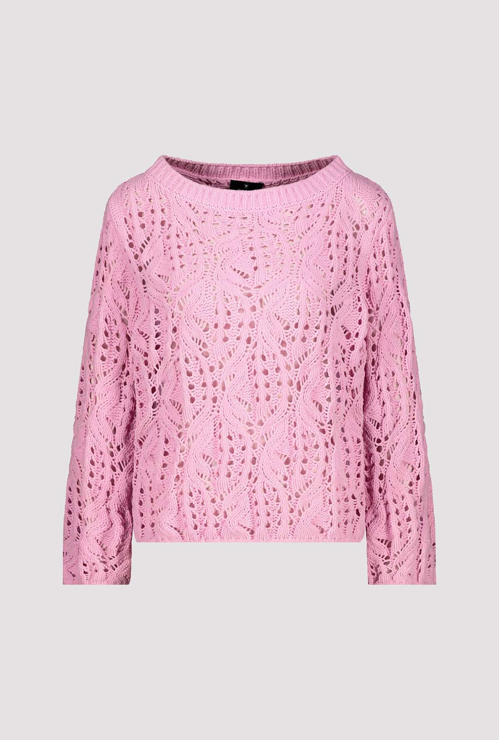 MONARI | CHENILLE SWEATER AJOUR - BUBBLEGUM 409520