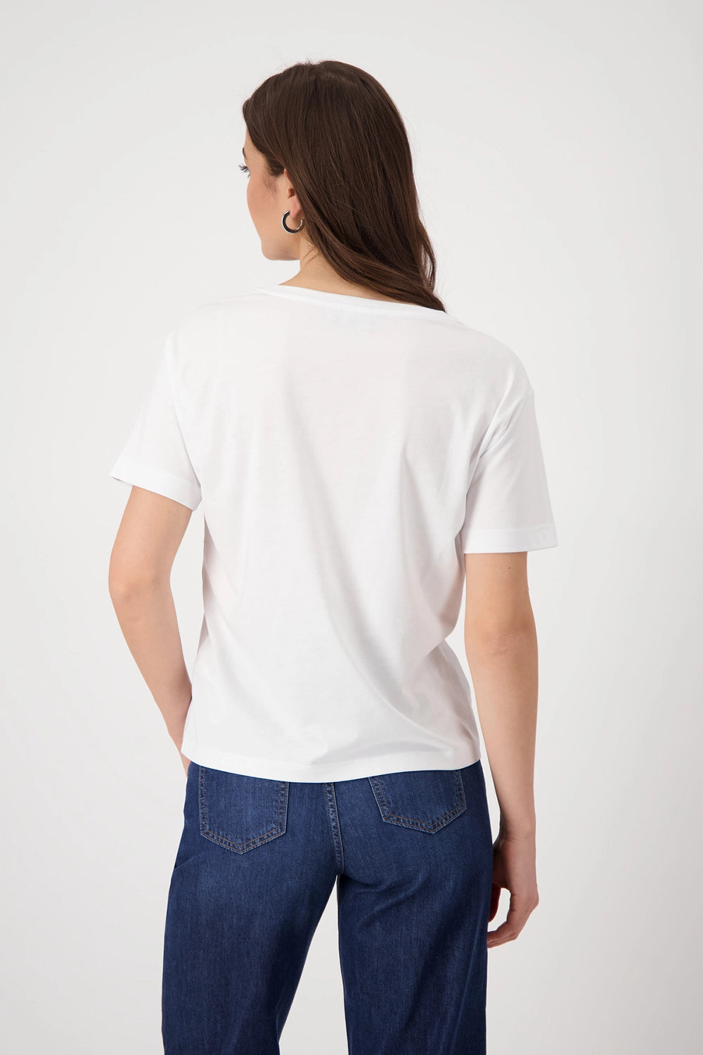 MONARI | ROUND NECK T-SHIRT SAILBOAT - CREAM 409727