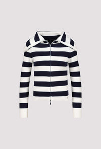 MONARI | TROYER CARDIGAN - MARINE STRIPED 410219