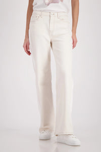 MONARI | JEANS WITH STRIPE DETAIL - CHAMPAGNE BEIGE 410345
