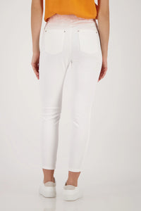 MONARI | JEGGINGS WITH ELASTIC WAISTBAND - OFF-WHITE 410346