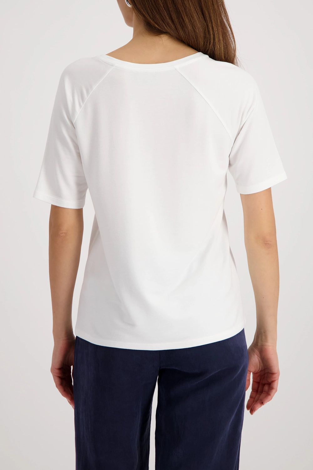 MONARI | BASIC T-SHIRT - OFF-WHITE 410373