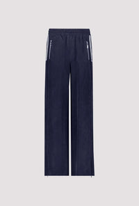 MONARI | WIDE-LEG JOGGERS WITH STRIPE DETAILS - MARINE 410408