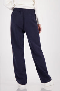 MONARI | WIDE-LEG JOGGERS WITH STRIPE DETAILS - MARINE 410408