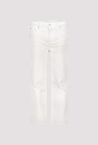 MONARI | JEANS WITH BRAIDED WAISTBAND DETAIL - OFF-WHITE 410457