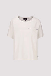 MONARI | BLOUSE WITH RHINESTONES - CHAMPAGNE BEIGE 410467