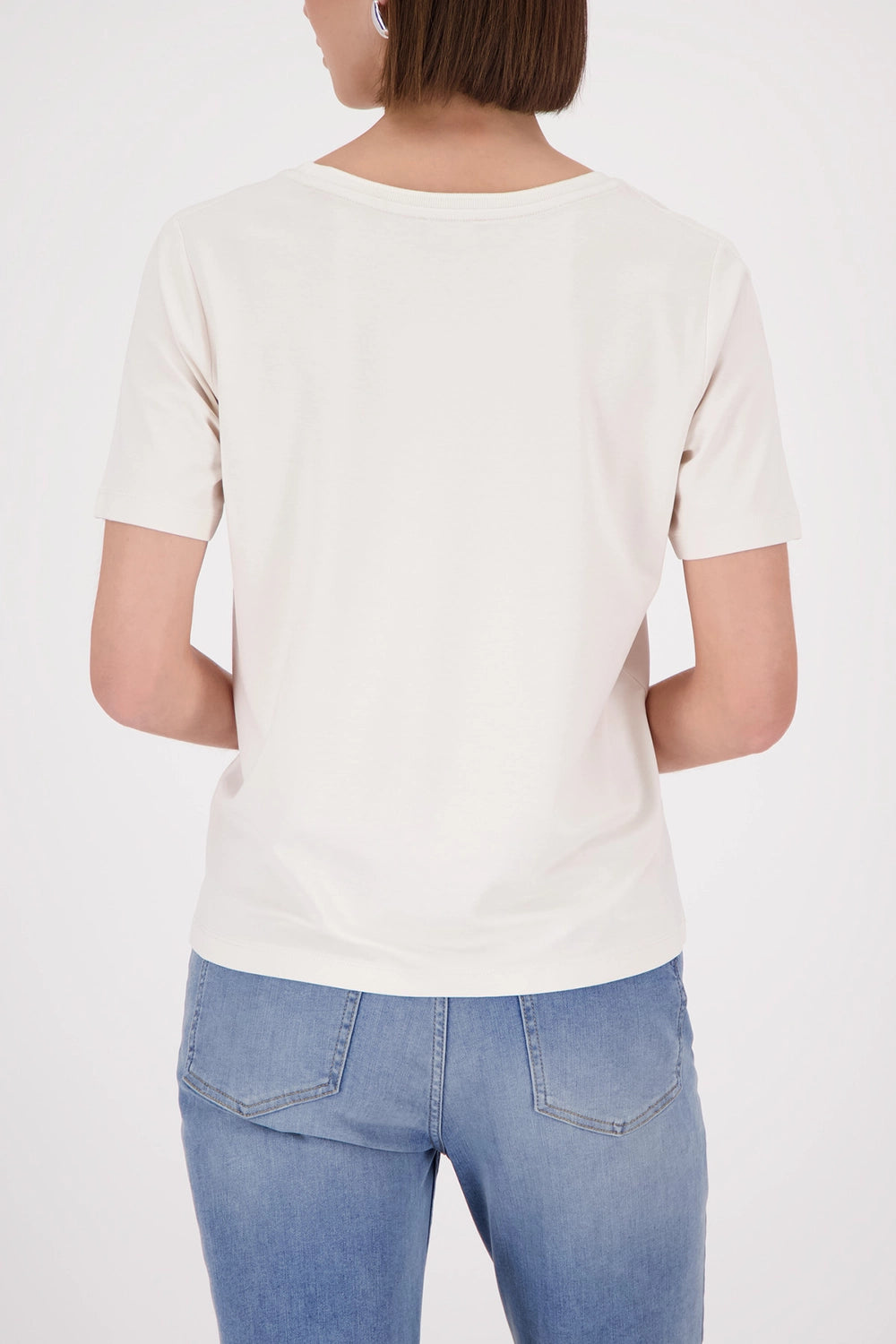 MONARI | BLOUSE WITH RHINESTONES - CHAMPAGNE BEIGE 410467