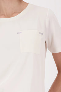 MONARI | BLOUSE WITH RHINESTONES - CHAMPAGNE BEIGE 410467