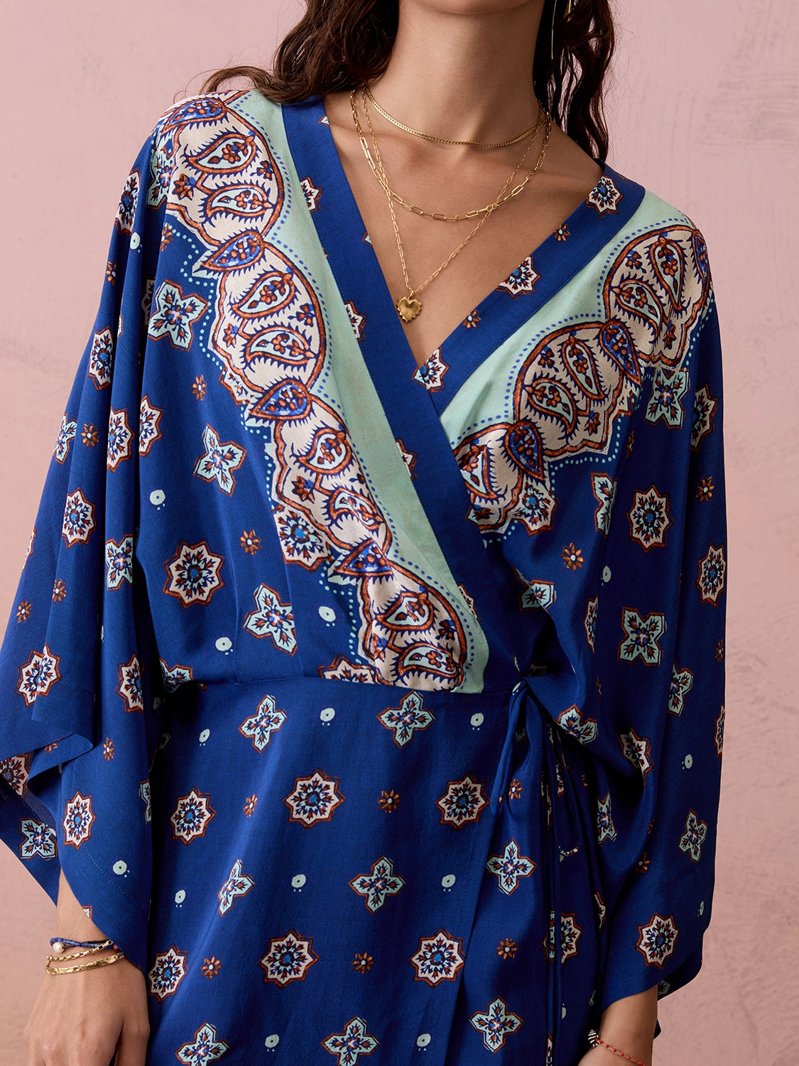 Boteh | Cerulea Robe Dress - Zaffre Blue