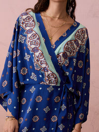 Boteh | Cerulea Robe Dress - Zaffre Blue