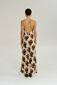 SUMMI SUMMI | AMELIE MAXI DRESS - BUTTER FLEUR