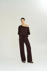 SUMMI SUMMI | LOUNGE PANT - CHOCOLAT