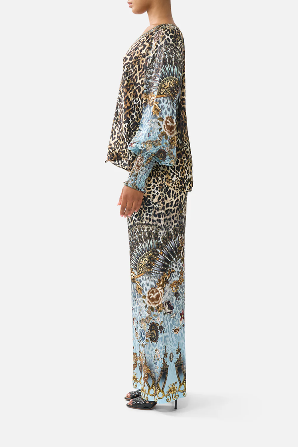 CAMILLA | FIESTA, SIESTA, REPEAT SHIRRED CUFF BLOUSE