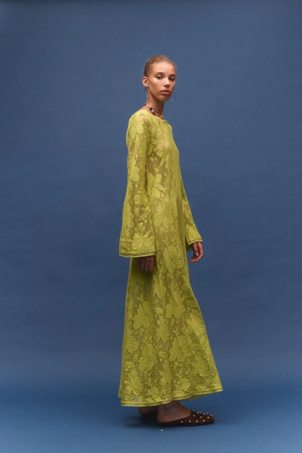 Kinga Csilla | Nova Lace Cherry Maxi Dress