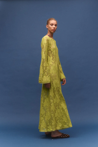 Kinga Csilla | Nova Lace Cherry Maxi Dress