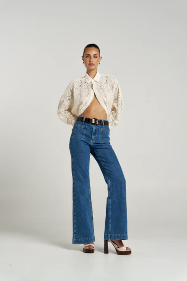 Summi Summi | Fleur Ls Shirt - Ecru