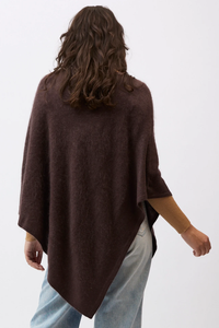 Mia Fratino | Brushed Cape - Dark Chocolate