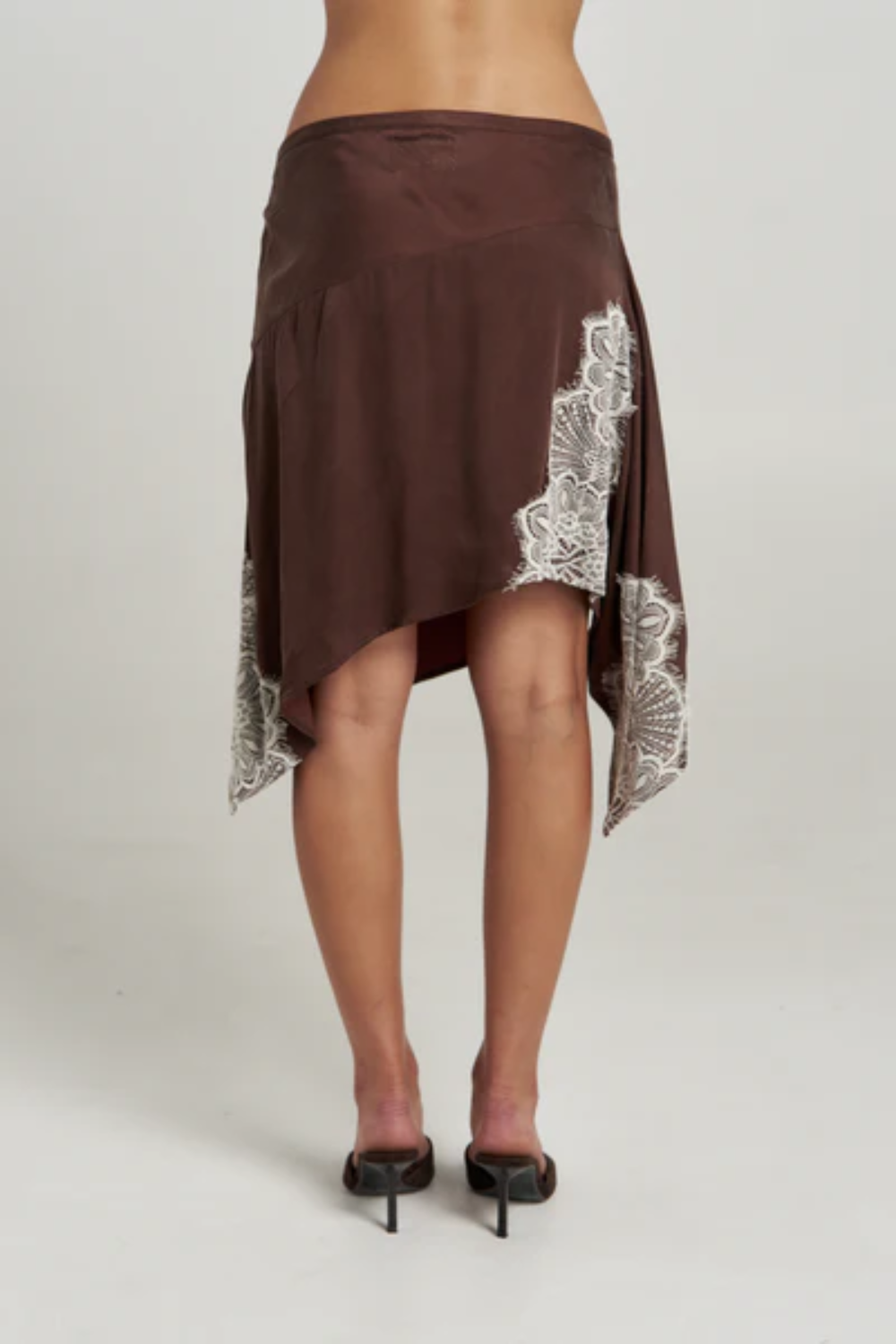 Summi Summi | Florence Asym Skirt - Espresso