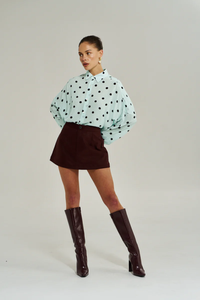 SUMMI SUMMI | A LINE SKIRT - SYRAH