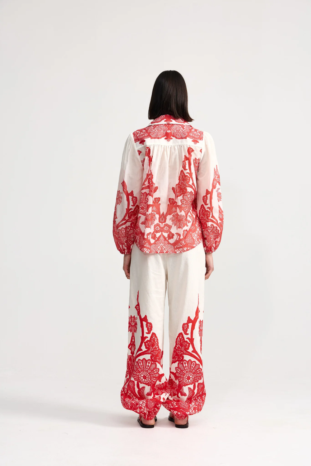 Aston Studio | Vivian Blouse - Ruby Antique