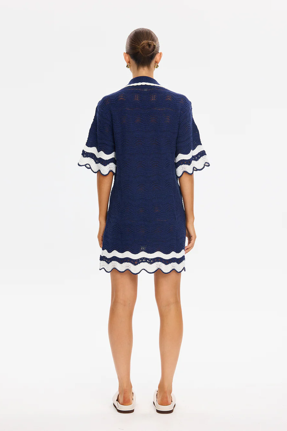 KIVARI | Camille Knit Mini Dress - Navy