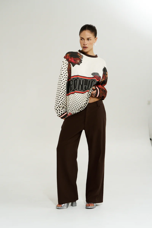 SUMMI SUMMI | LS RACER TEE - CHOCOLAT CHOUX