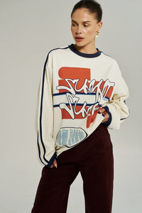 SUMMI SUMMI | BLEU 55 LS TEE - VINTAGE WHITE