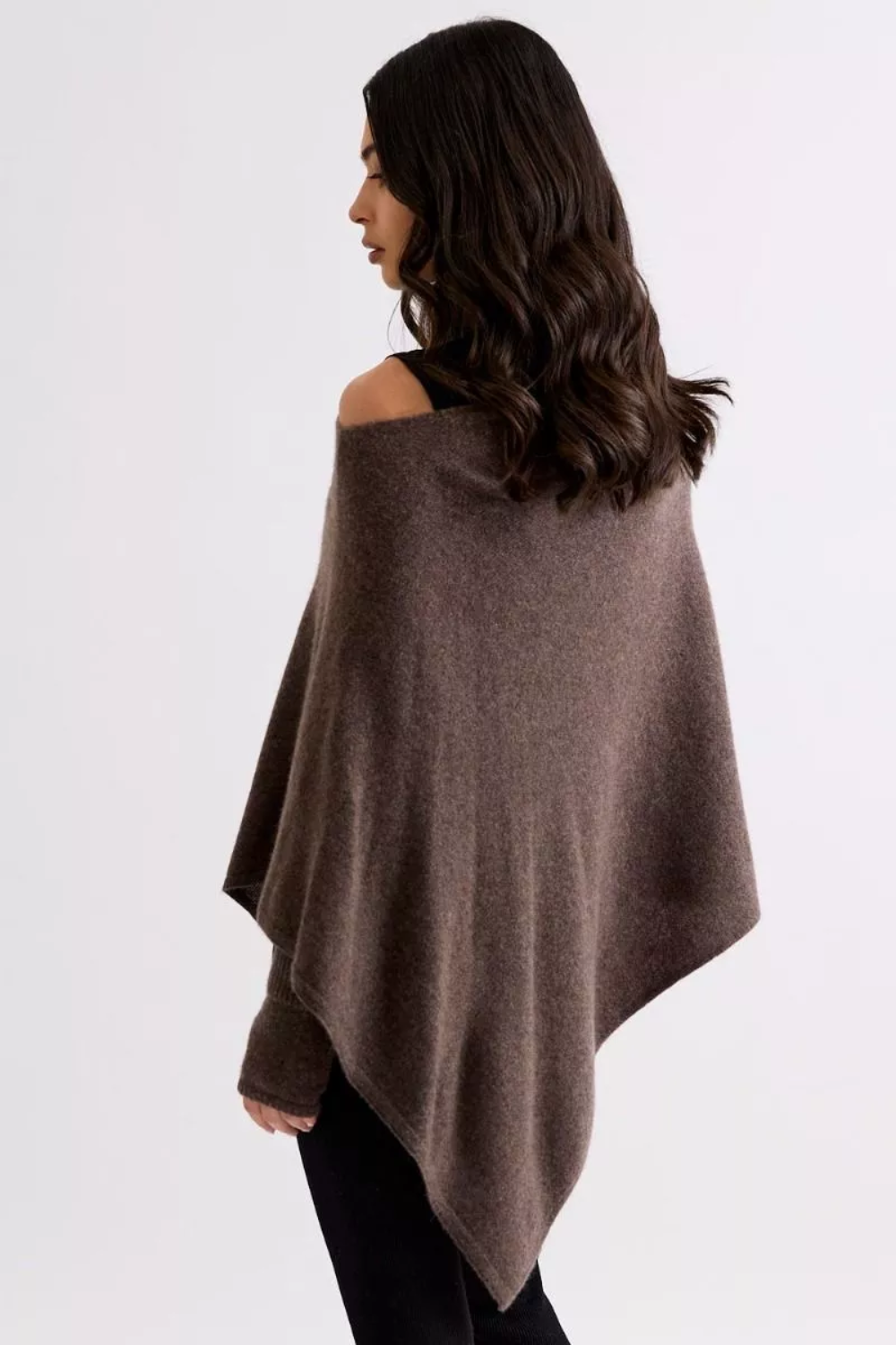 Mia Fratino | Mia Poncho - Espresso 16511