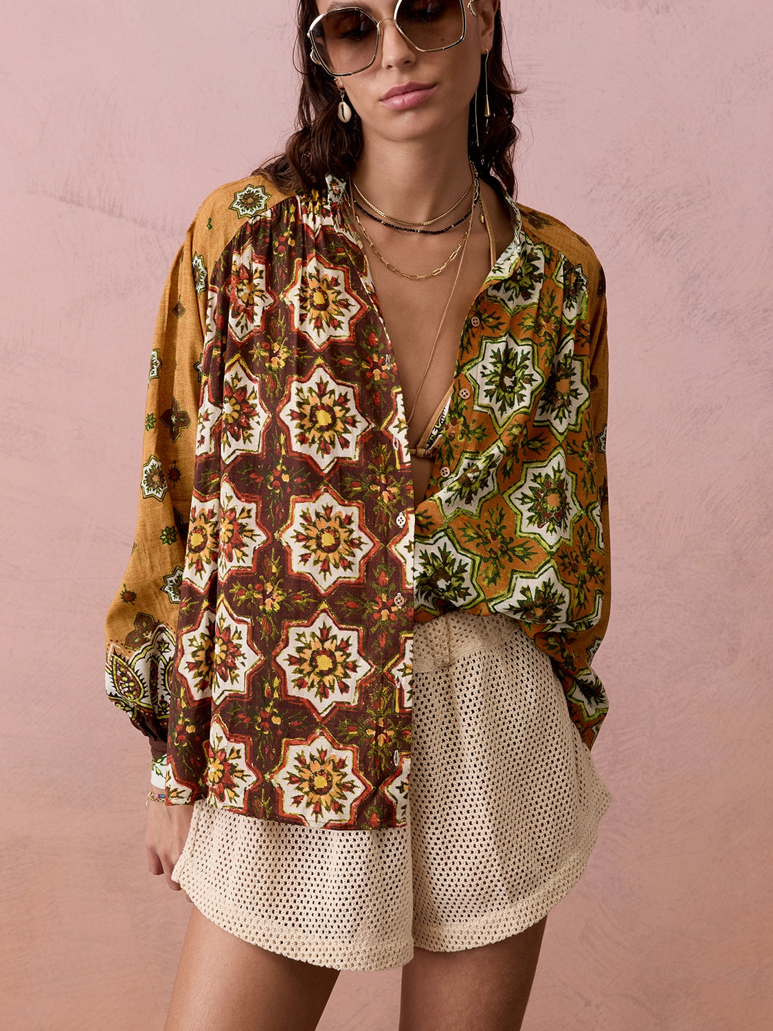 Boteh | Alhambra Swing Blouse - Tierra – Hollie Rose