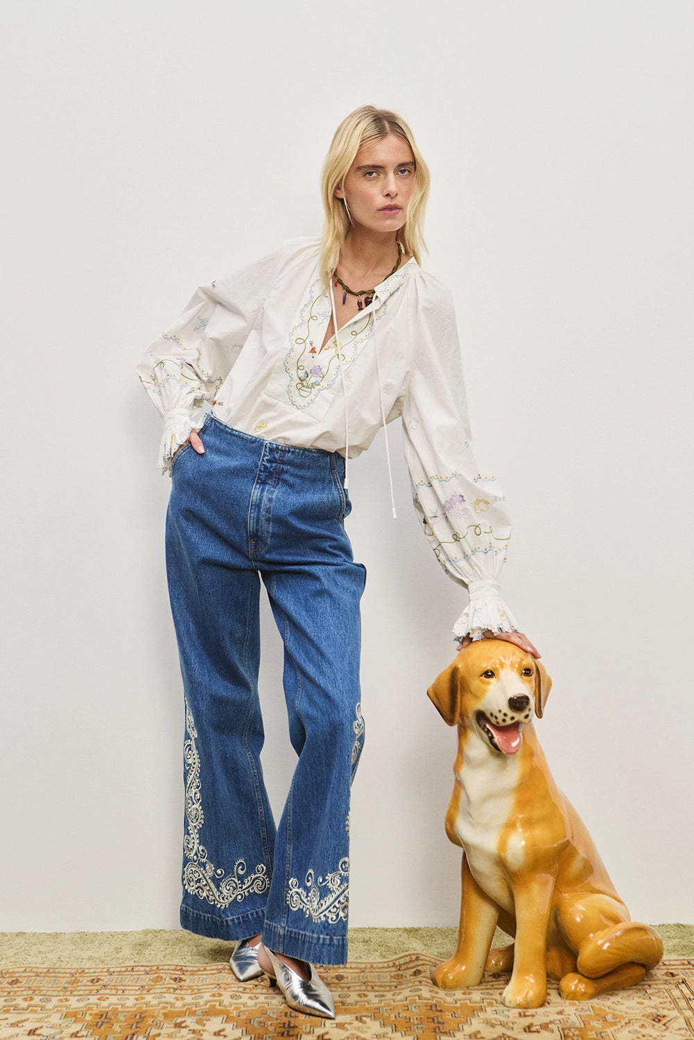 ALÉMAIS | JACONES FLARE DENIM JEAN