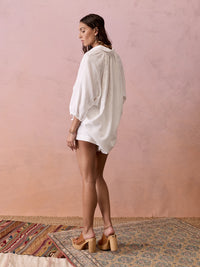 Boteh | La Ponche Shirt - White