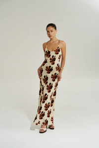 SUMMI SUMMI | AMELIE MAXI DRESS - BUTTER FLEUR