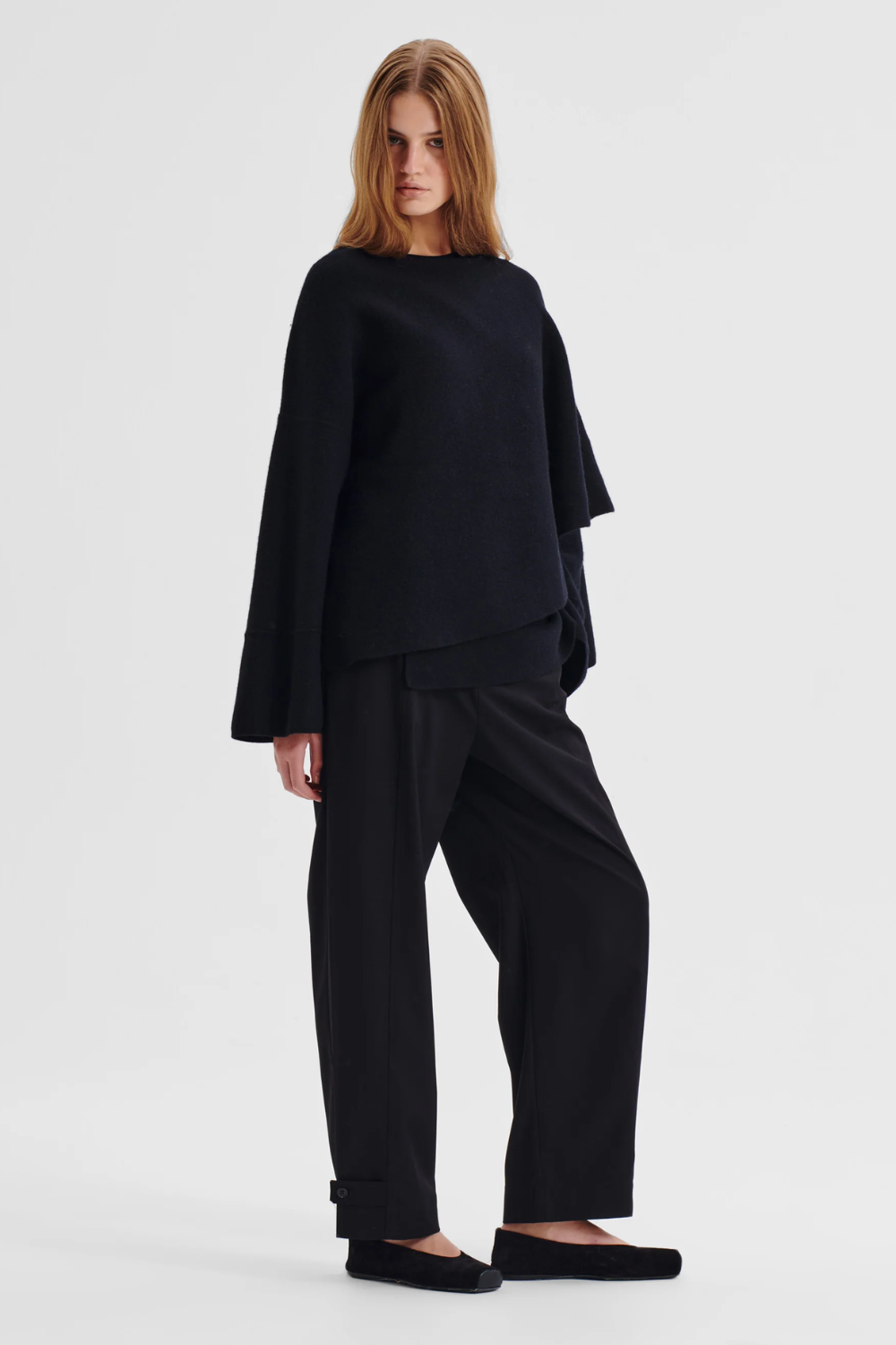 Morrison | Valerie Knit Wrap Jacket - Black