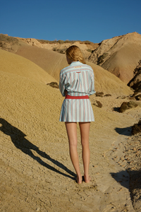 Aston Studio | Buddy Shirt - Blithe Cherry Stripe