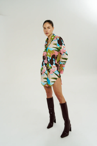 SUMMI SUMMI | LS ASH SHIRT DRESS - WONDERLAND