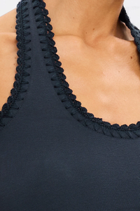 KIVARI | Rhea Halter Top - Navy