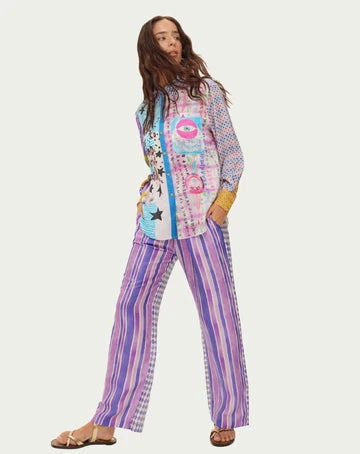 ME369 | Isabel Printed Shirt - Runic Whisper 126L31200