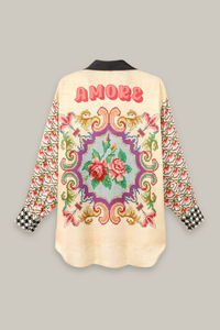 ME369 | Ella Boyfriend Shirt - Jeans Lycra 225L31429