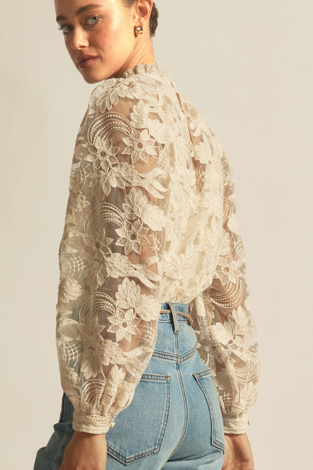 ZOE KRATZMANN |GLINT TOP | ECRU
