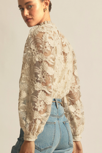 ZOE KRATZMANN |GLINT TOP | ECRU