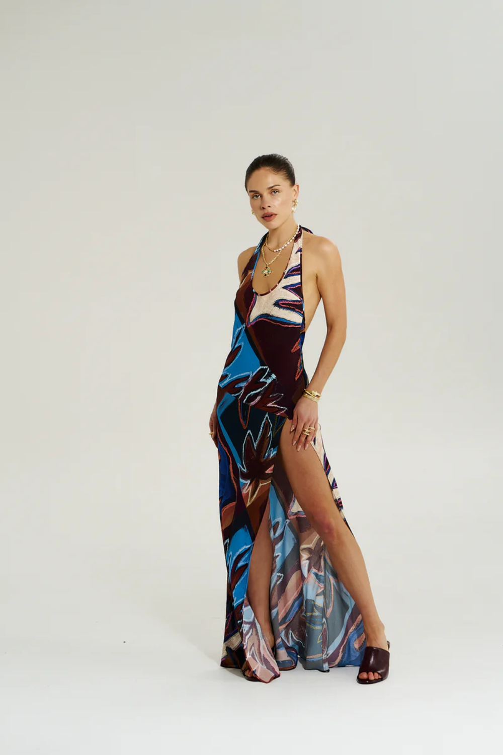 SUMMI SUMMI | ZOE MAXI DRESS - BORDEAUX