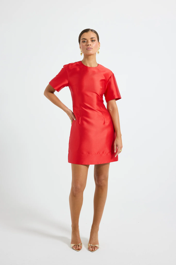 Pasduchas | Pippa Sleeve Mini Dress - Poppy