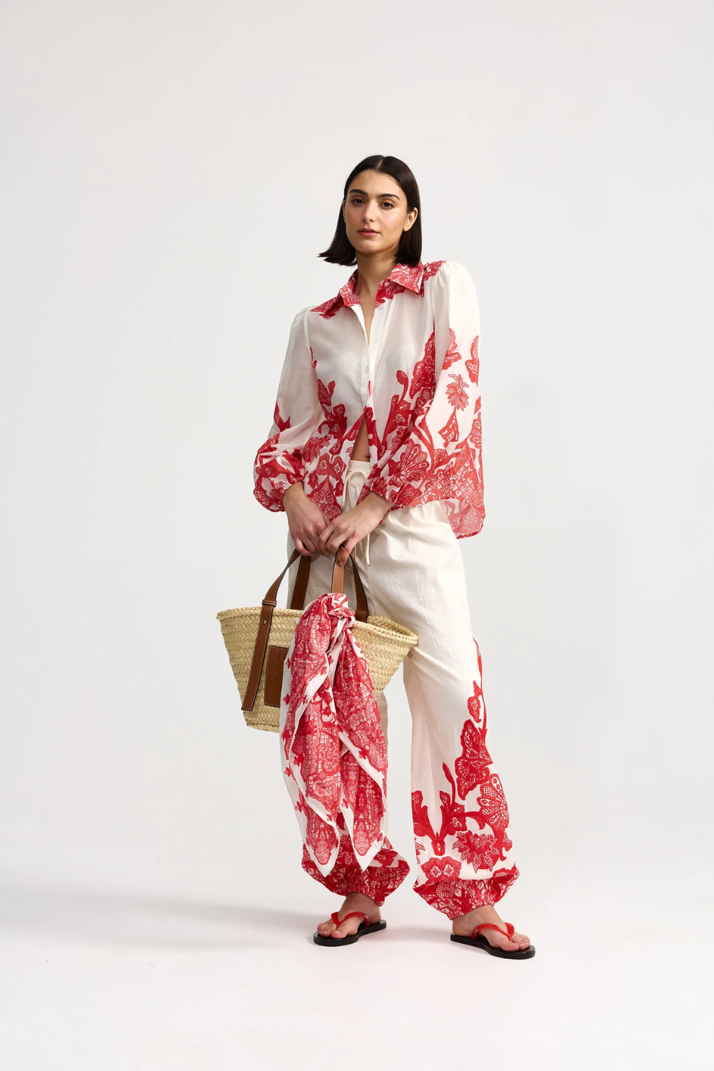 Aston Studio | Vivian Blouse - Ruby Antique