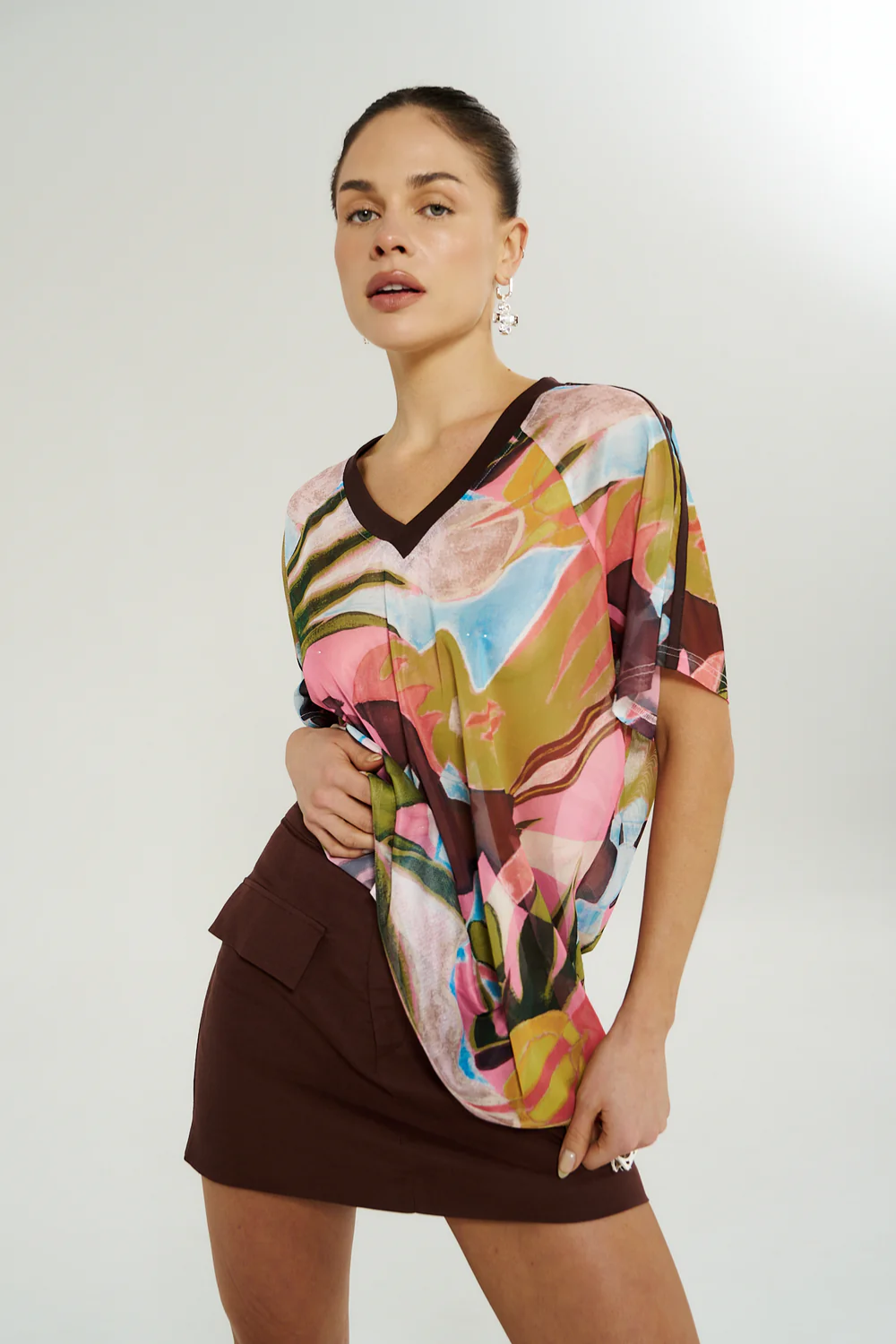 SUMMI SUMMI | SKORT - CHOCOLAT