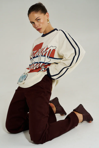 SUMMI SUMMI | BLEU 55 LS TEE - VINTAGE WHITE